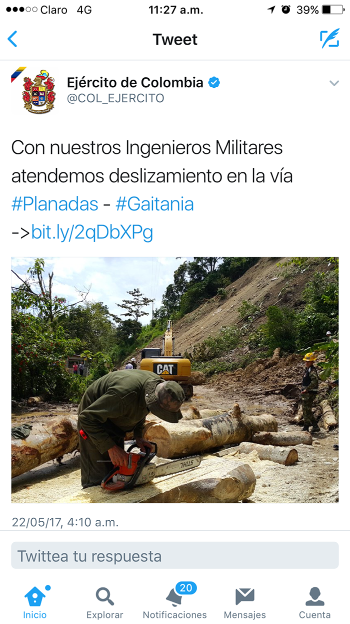 Ingenieros Militares En Planadas Ej Rcito Nacional De Colombia