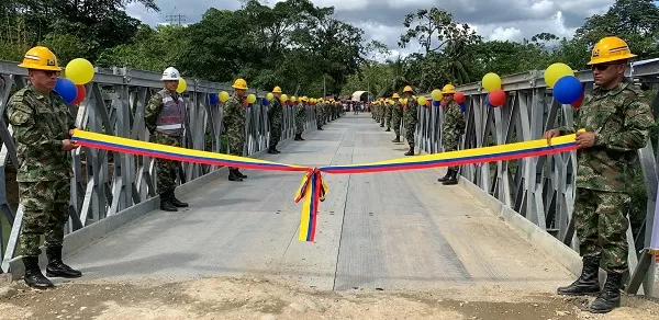 En Tiempo R Cord El Ej Rcito Nacional Finaliza La Instalaci N De Puente