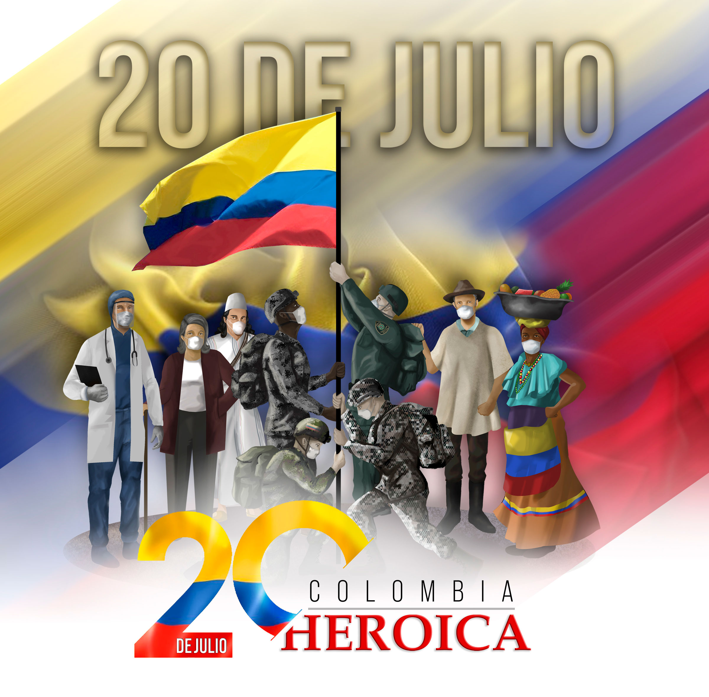 Colombia celebra 210 años de independencia Ejército Nacional de Colombia