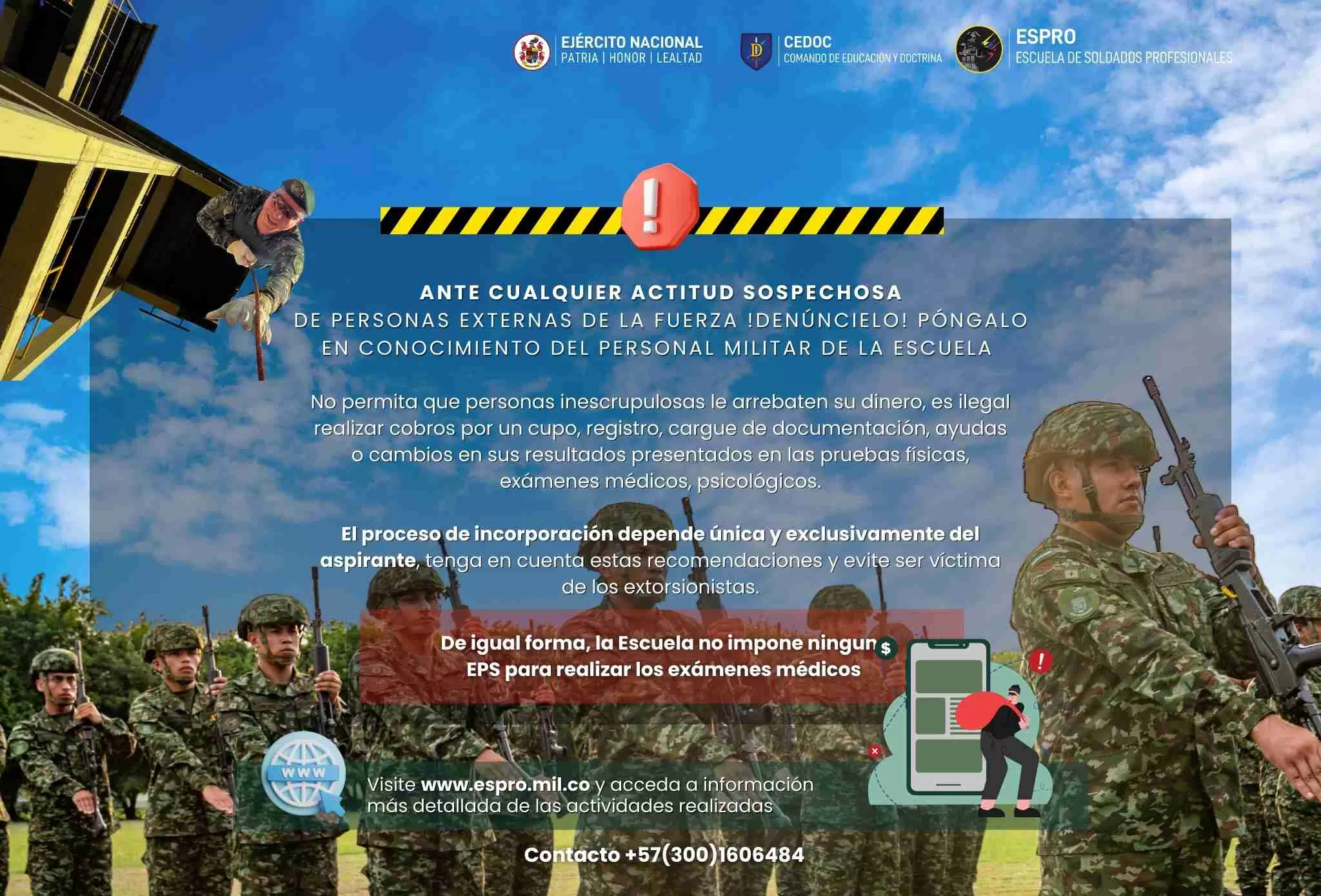 Campa A Antifraude Incorporaci N Curso Ej Rcito Nacional De Colombia