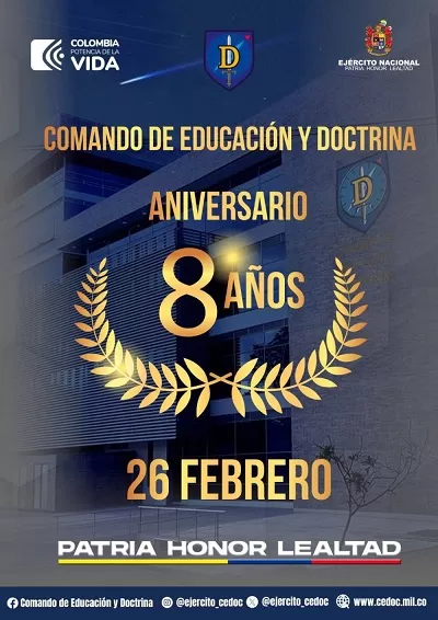 El Comando De Educaci N Y Doctrina Del Ej Rcito Celebra Su Aniversario