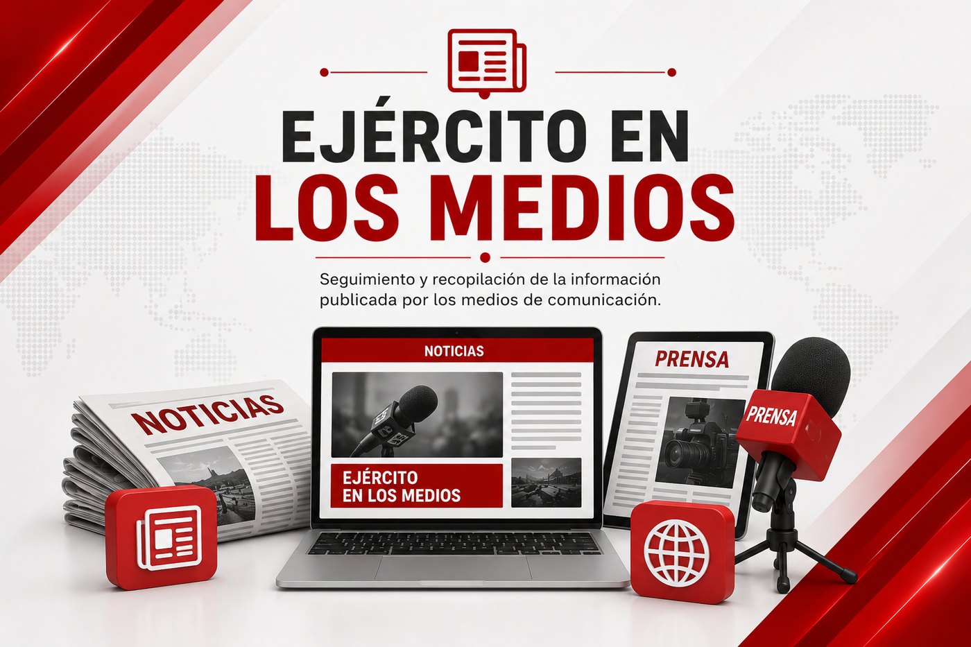 Ejército en los medios