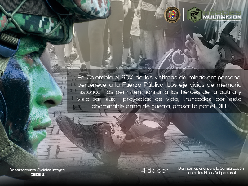 En el Día para la sensibilización contra las minas antipersonal, el CEDE 11 recuerda su importante misión