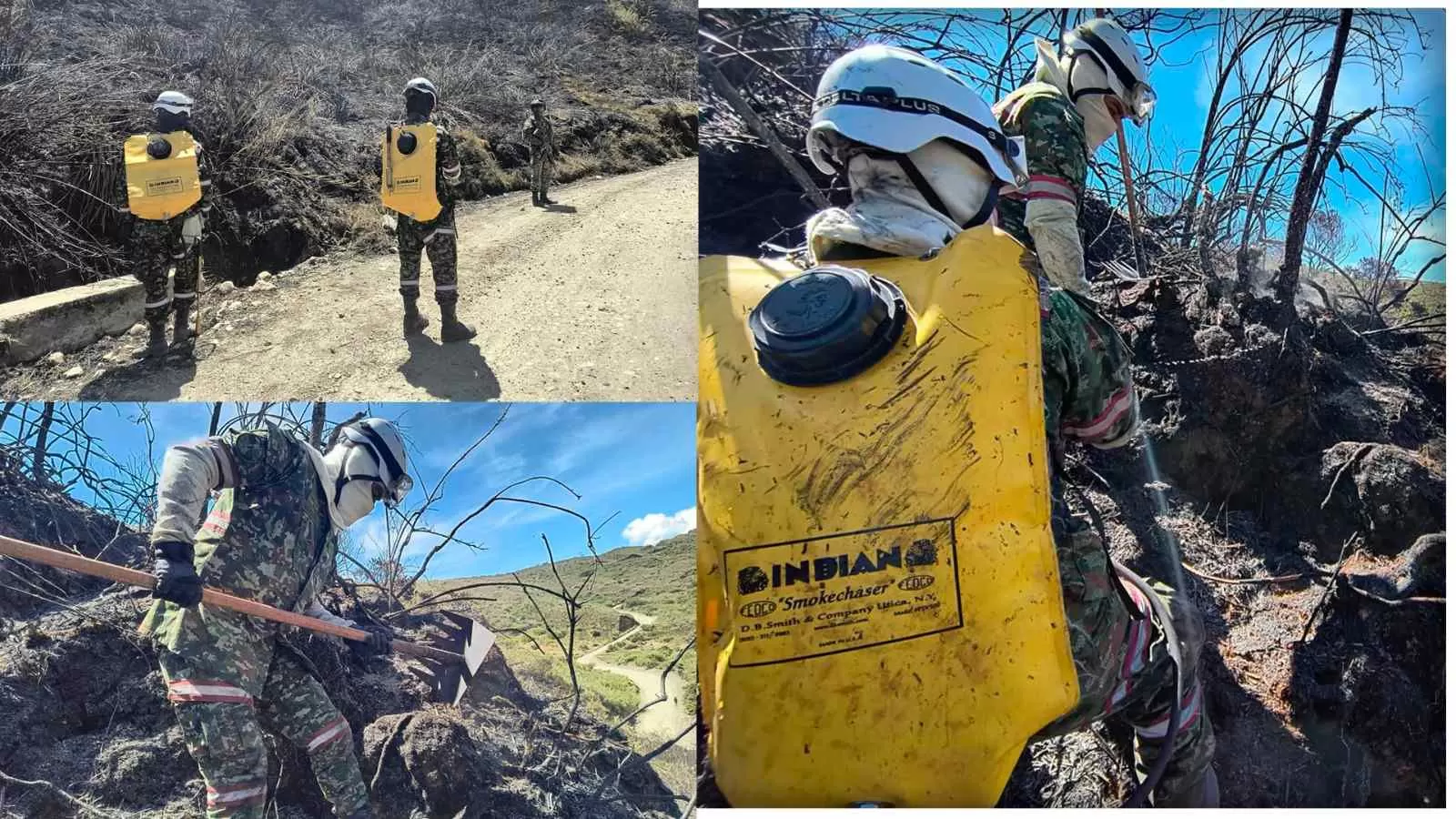 Ejército Nacional despliega sus capacidades diferenciales para atender el incendio en el Parque Natural Chingaza