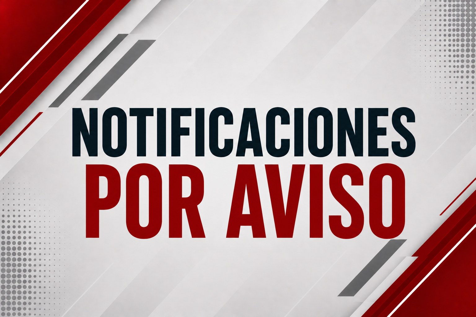 Notificaciones por Aviso de la Quinta División