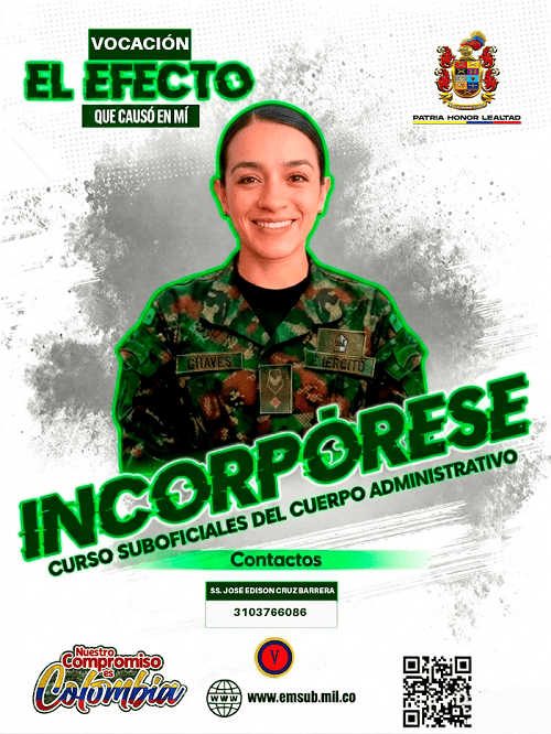Quinta División invita a técnicos y tecnólogos del centro del país a incorporarse como suboficiales administrativos del Ejército Nacional