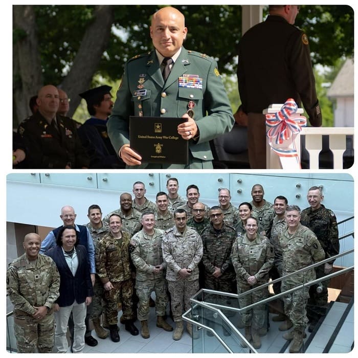 Orgullo nacional, un coronel colombiano se destaca en uno de los escenarios académicos militares más exigentes del mundo