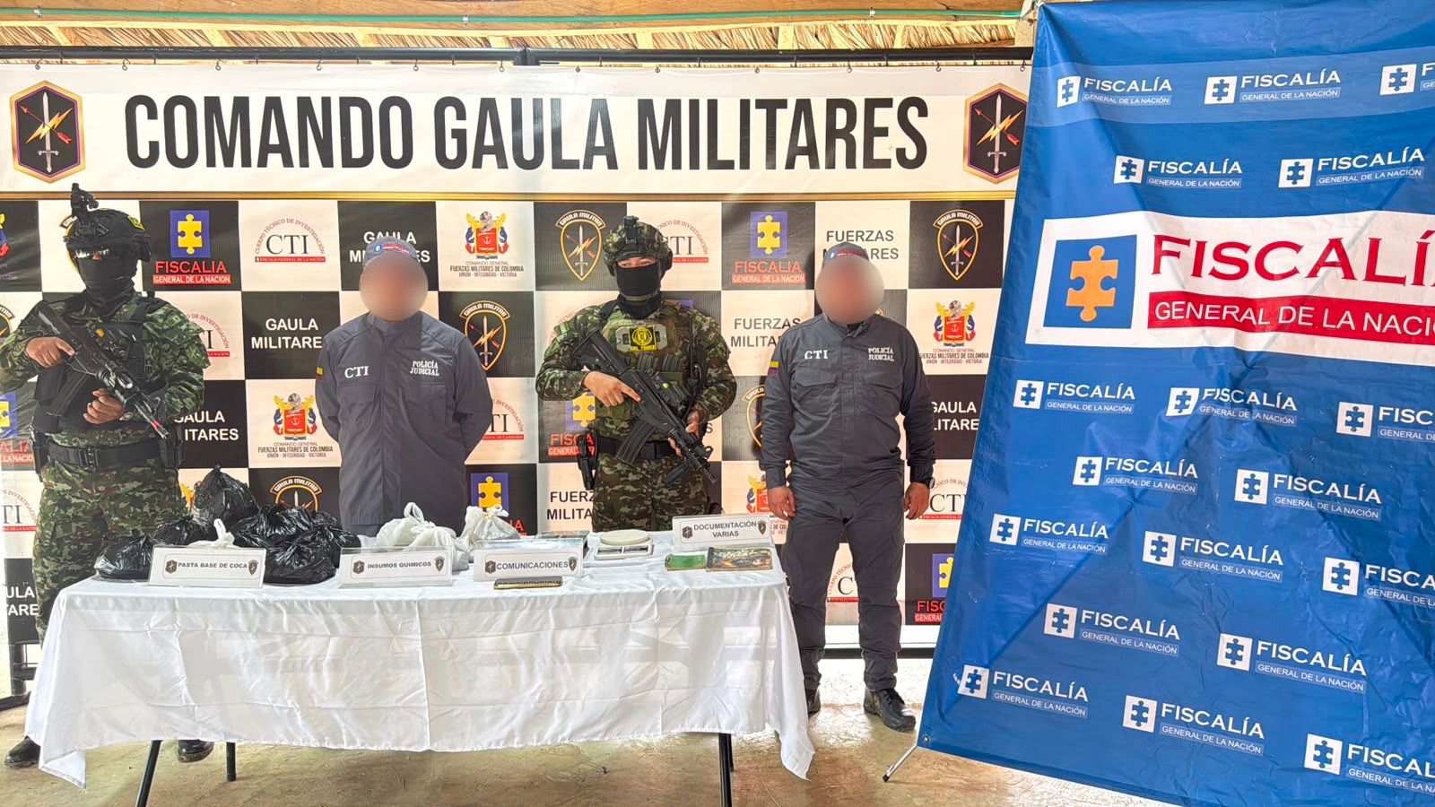 Autoridades incautaron estupefacientes del Cartel del Clan del Golfo en zona rural de Puerto Libertador, Córdoba