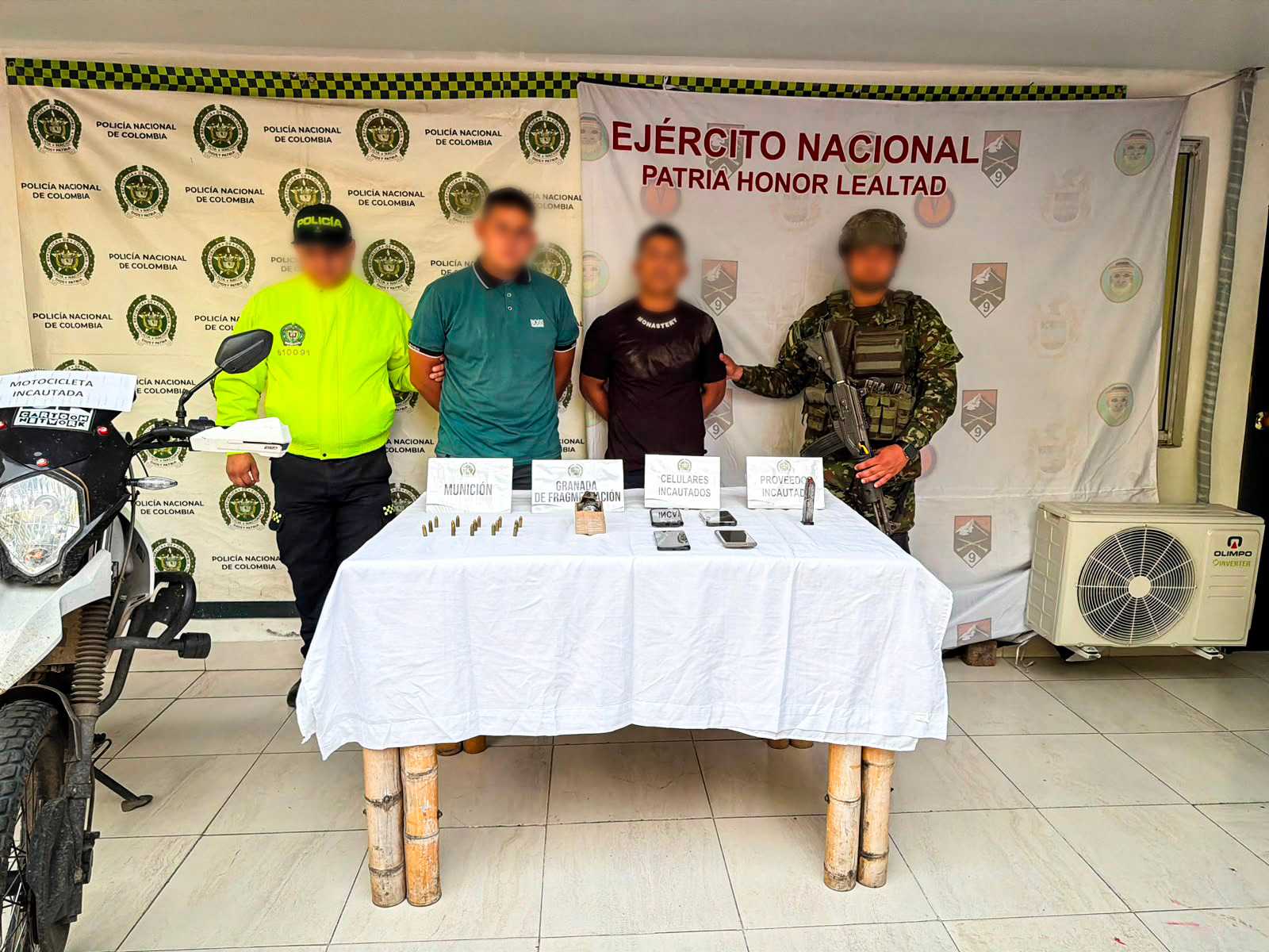 Ejército Nacional captura a dos presuntos integrantes de la Subestructura Iván Díaz, del Bloque Jorge Suárez Briceño, en el Huila
