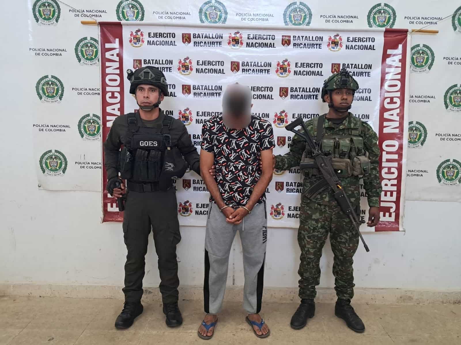 Capturado cabecilla del Clan del Golfo requerido por INTERPOL que delinquía en el sur del Cesar