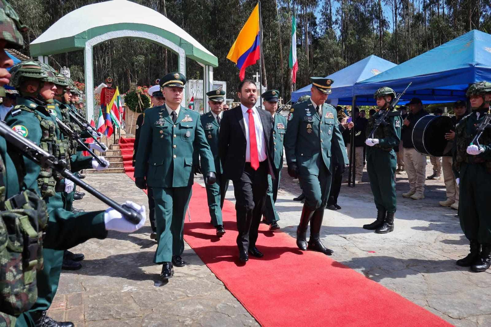 Primera Brigada y Alcaldía de Tibasosa rindieron homenaje al prócer Sargento Inocencio Chincá