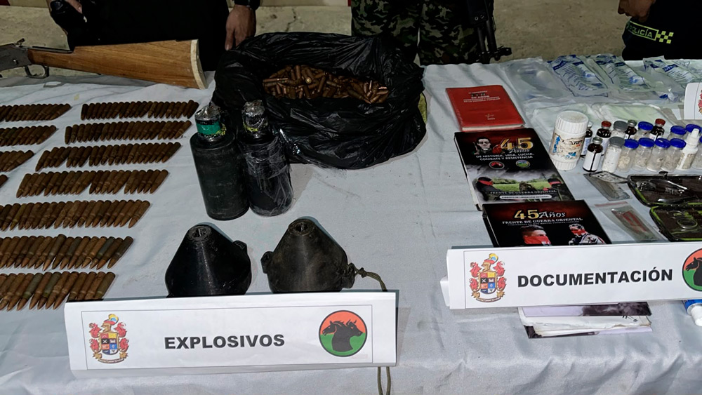 Ejército Nacional neutraliza en combate a un integrante del ELN, e incauta abundante material de guerra en Casanare