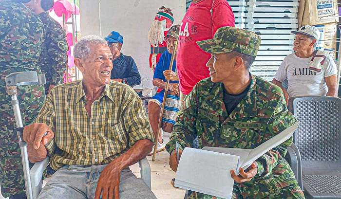 Ejército Nacional lideró jornada de apoyo al desarrollo que benefició a más de 350 habitantes en San José del Guaviare