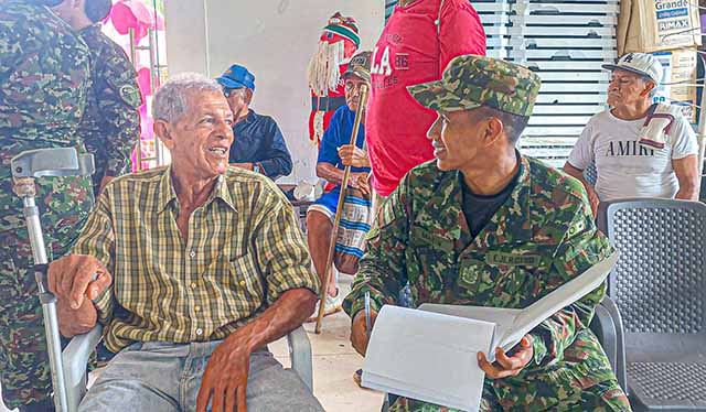 Ejército Nacional lideró jornada de apoyo al desarrollo que benefició a más de 350 habitantes en San José del Guaviare