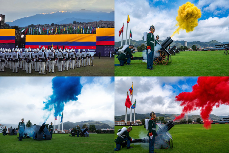 Tradición, solemnidad y marcialidad: la Escuela Militar de Cadetes acompañó el reconocimiento del mando presidencial