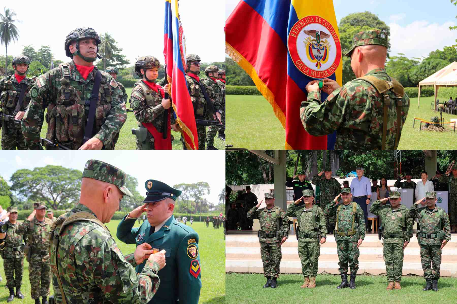 Con ceremonia militar, la Décima Primera Brigada conmemoró el Día del Ejército Nacional