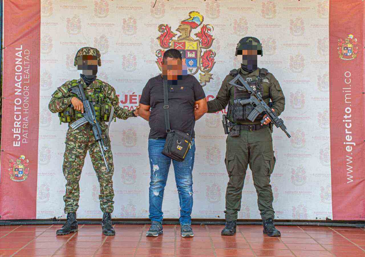 Ejército Nacional captura en Miraflores, Guaviare, a presunto integrante de la Estructura Primera Armando Ríos