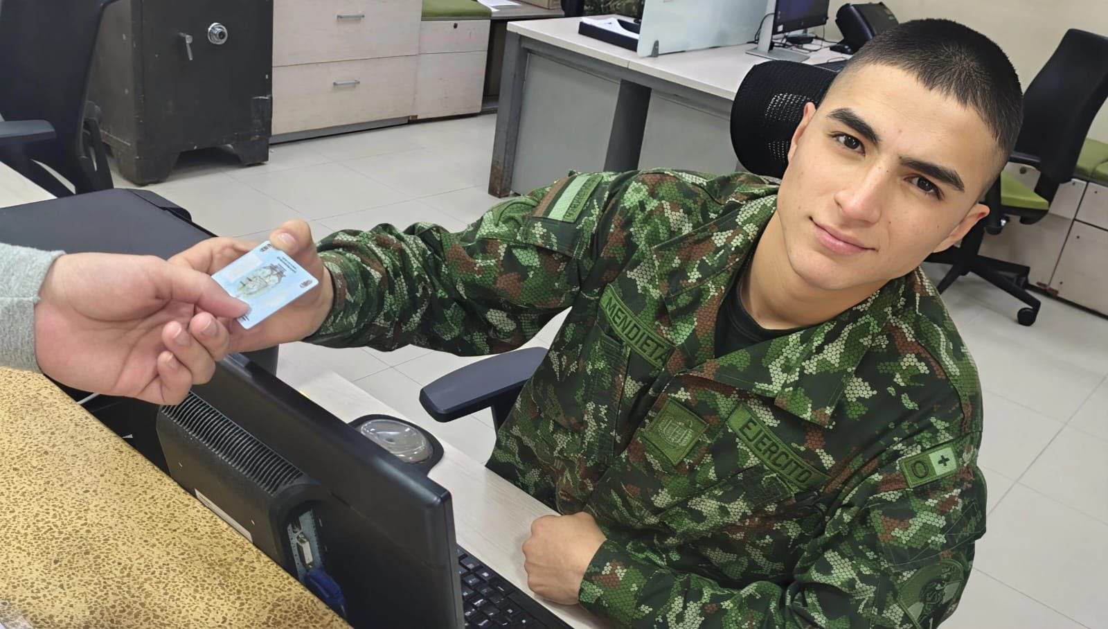 Soldado Mendieta: cumple su sueño prestando el servicio militar en el Ejército Nacional