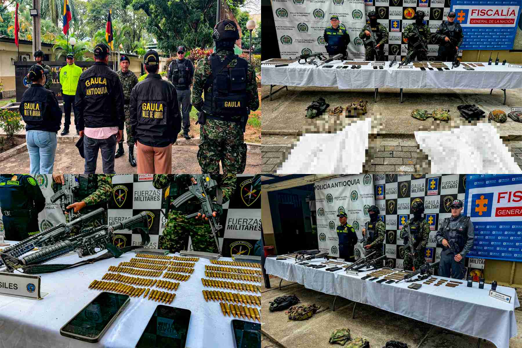 Operación militar permitió rescatar a cuatro secuestrados y afectar comisión criminal de alias la Mona, del GAO-r Estructura 36 en Gómez Plata, norte de Antioquia