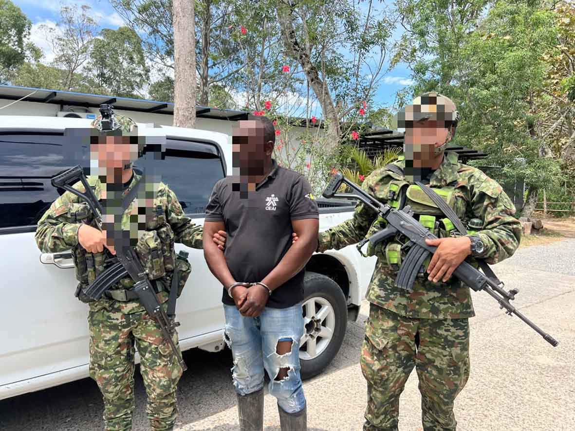 Ejército Nacional captura a presunto dinamizador de minería ilegal incluido entre los más buscados del Cauca