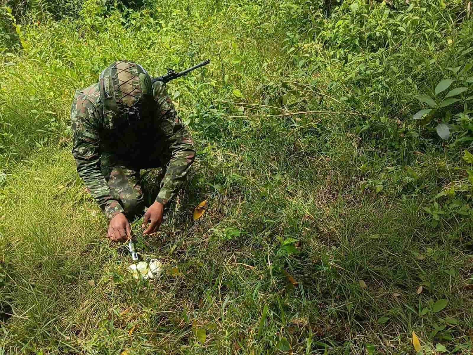 Ejército Nacional neutraliza amenaza de artefactos explosivos del GAO ELN en Toledo, Norte de Santander